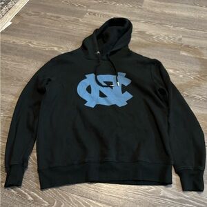 North Carolina Tar Heels Hoodie Mens Medium Black Sweatshirt  UNC